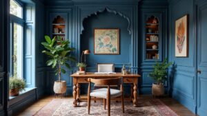 Indian Ancient Wood Home Office Medium in size