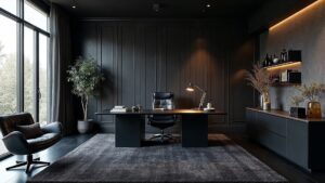 Russian Futurism Glass Home Office Medium in size