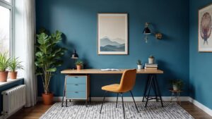 American Modern Metal Home Office Medium in size