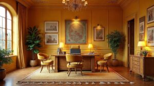 Indian Ancient Plaster Home Office Medium in size