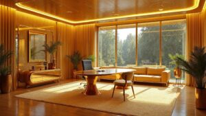 Russian Futurism Glass Home Office Medium in size