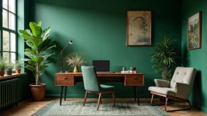 Italian Art Deco Metal Home Office Medium in size