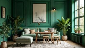 Middle Eastern Post-Modern Textile Home Office Large in size