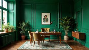 British Victorian Velvet Home Office Medium in size