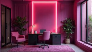 American Art Deco Glass Home Office Medium in size