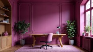 French Art Deco Wood Home Office Medium in size