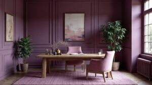 African Ancient Wood Home Office Medium in size