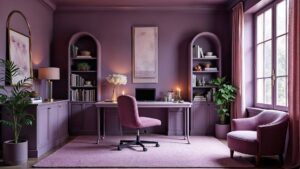 American Art Deco Glass Home Office Medium in size