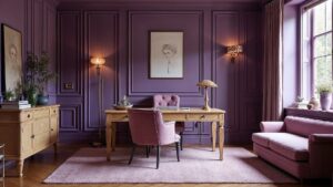 French Art Deco Wood Home Office Medium in size