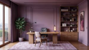 Chinese Modern Wood Home Office Medium in size