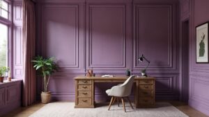 American Tudor Wood Home Office Medium in size