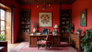 Indian Ancient Wood Home Office Medium in size