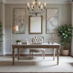 American Silver Tudor Silk Home Office