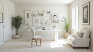 American Art Deco Glass Home Office Medium in size