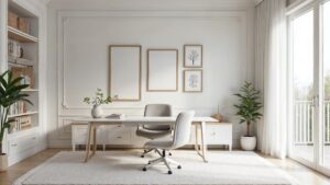 Chinese Modern Wood Home Office Medium in size