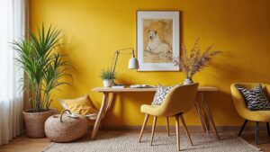 French Modern Textile Home Office Medium in size